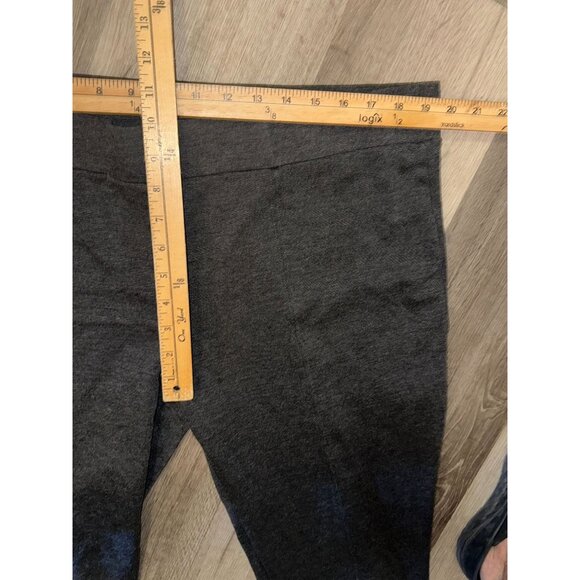 Denim & Co. Womens Charcoal Gray Leggings Size XL - Picture 5 of 5